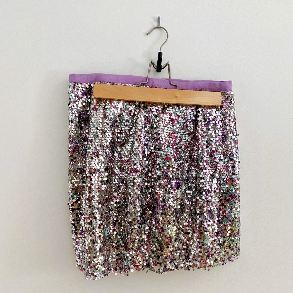 J. Crew Sequin Mini Skirt With Tags